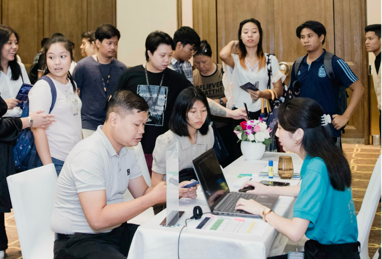 Recruitment presentation in Yangon